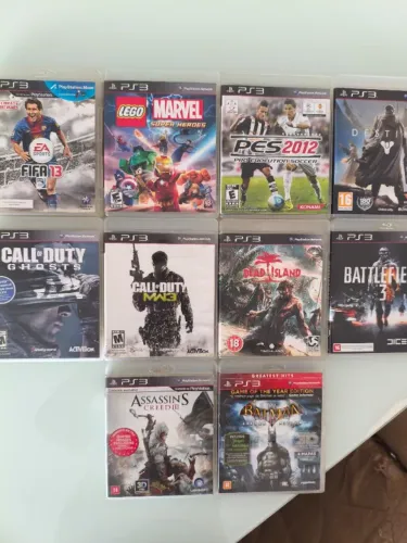Lote 10 Jogos Playstation 3 - PS3