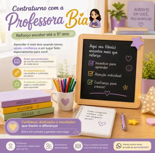 Reforço escolar/Contraturno