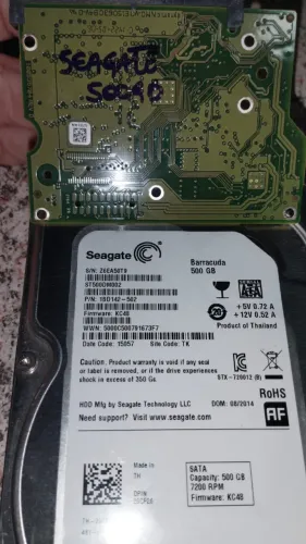 Placa lógica HD Seagate 500GB ST500DM002 Funcionando 100%