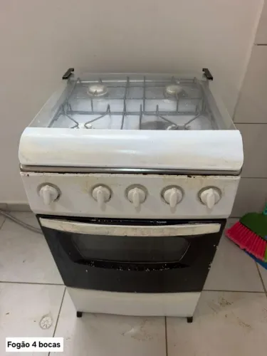 Fogão 4 bocas 199,00 A vista ou 12x 19,40 no cartão de crédito