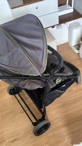 Carrinho de bebê 3 rodas CR7 Gray Burigotto