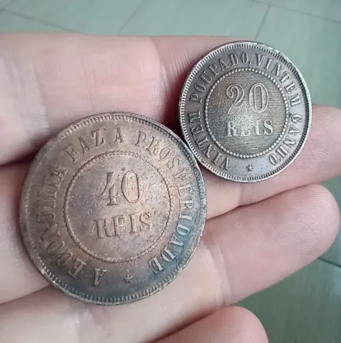 Moedas antigas 
