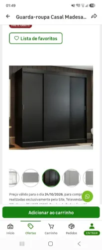 Guarda roupa 3 portas- Leroy Merlin