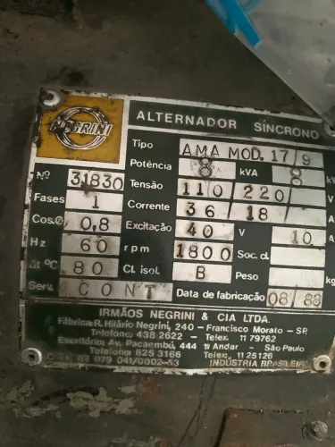 Gerador 8kva