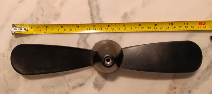 Hélice para pedal de caiaque AS polaris milha náutica