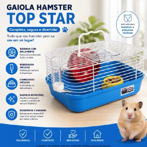 Gaiola hamister 