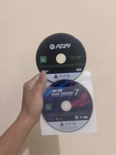 Jogo CD PS5 - Gran turismo 7 + FIFA Fc24