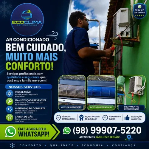 Instalação e Manutenção de Ar-Condicionado | São Luís e Região