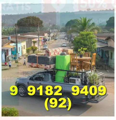 Frete em Cidade Nova, Chapada, Novo Aleixo e Monte das Oliveiras (92) 9/9182/9409