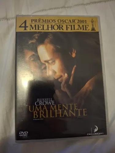 DVD Uma Mente Brilhante (Lacrado de Fábrica) - Vencedor de 4 Oscars