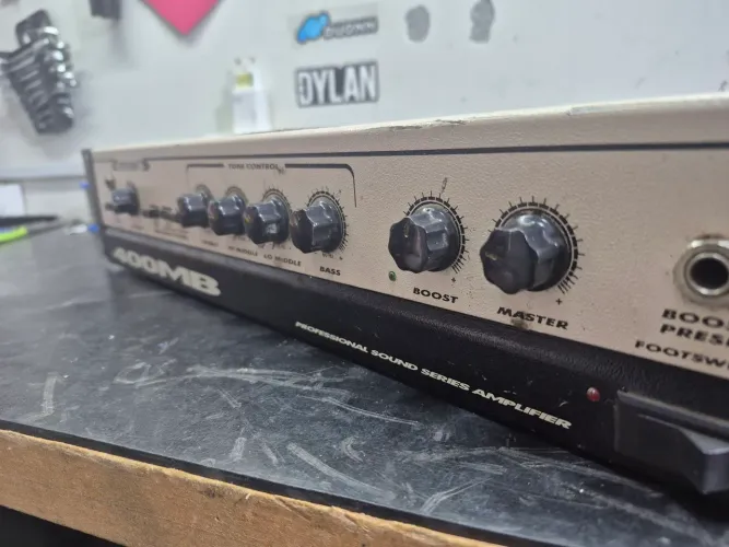 Cabeçote meteoro mb-400 para contrabaixo.