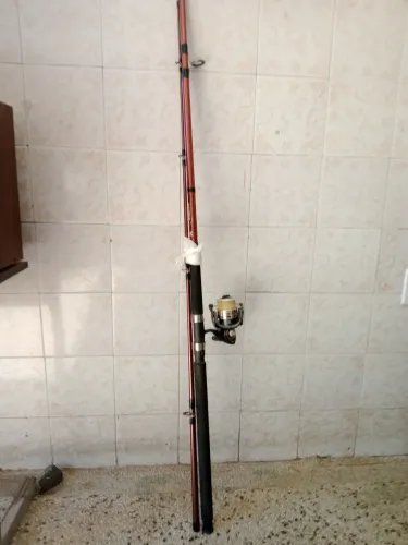 Conjunto vara e molinete nova tamba Marília SP