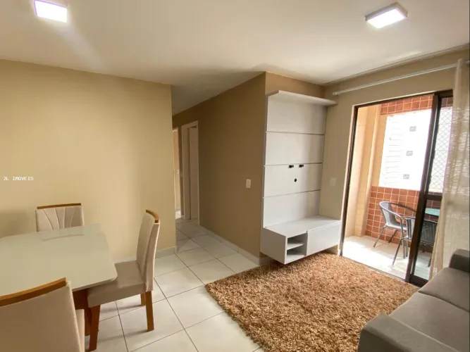 Apartamento para Locação em Natal, Lagoa Nova, 2 dormitórios, 1 suíte, 2 banheiros, 1 vaga