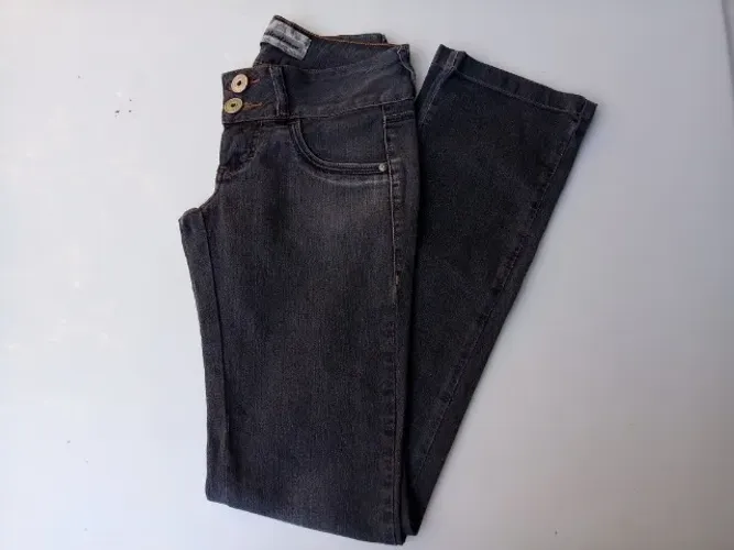 Calça Vertical Jeans Feminina N° 36, com Strech (Nova)