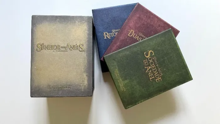 Box DVD Trilogia O Senhor dos Anéis Versa?o Estendida Edição Especial de Colecionador