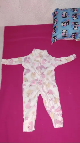 4 Macacao para bebê feminino
