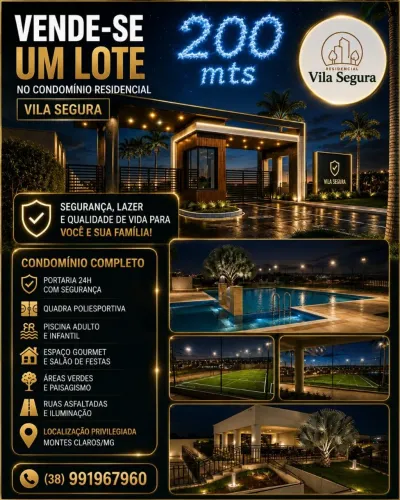 Lote 200 mts Vila Segura