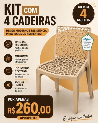Cadeira vazada