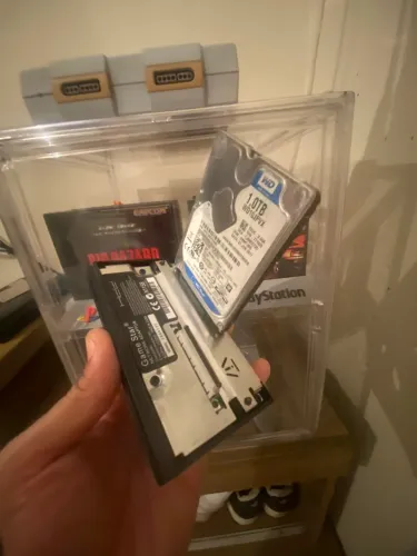 HD de 1tb lotado de jogos ps2 + adaptador de hd interno para ps2 fat