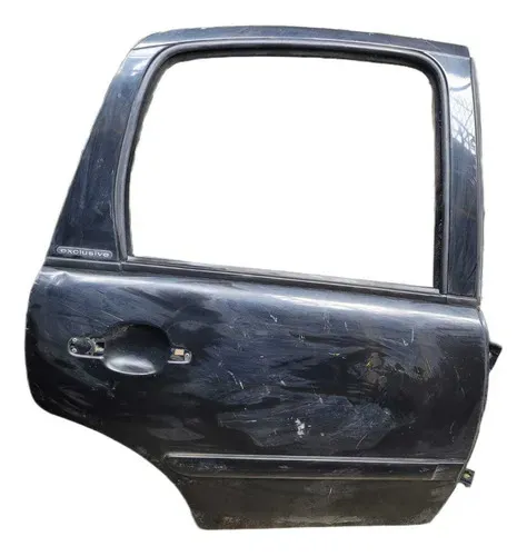 Porta Traseira Direita Citroen C3 2002/2012 Traseira Esquerdo Preto