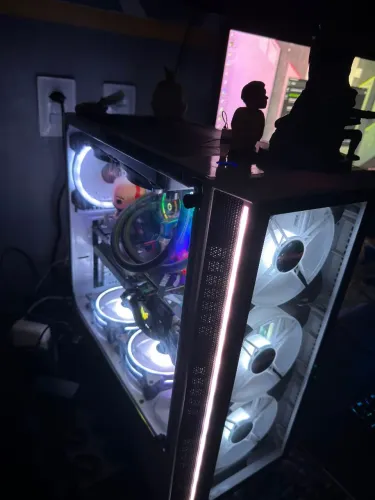 GABINETE GAMER REDRAGON RGB branco
