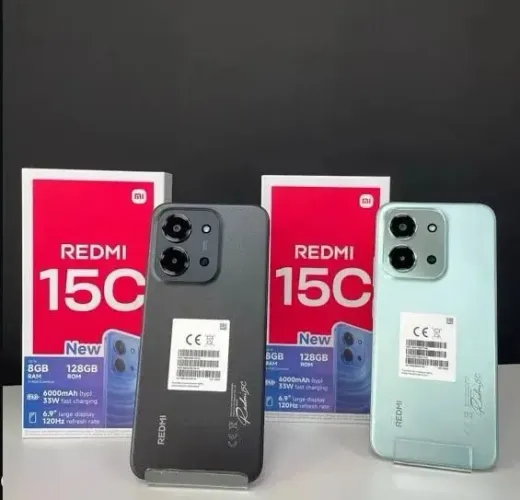 XIAOMI REDMI 15C 128GB/4GB RAM - APARELHO NOVO COM GARANTIA