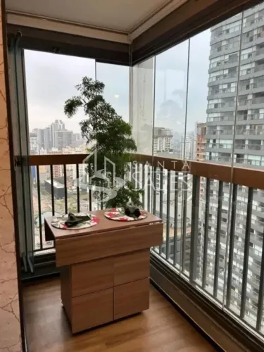 Studio de Luxo à Venda no Brooklin Paulista, São Paulo-SP: 1 Quarto, 1 Suíte, 1 Banheiro,