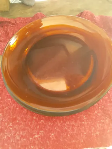 8 Pratos razos Duratex âmbar