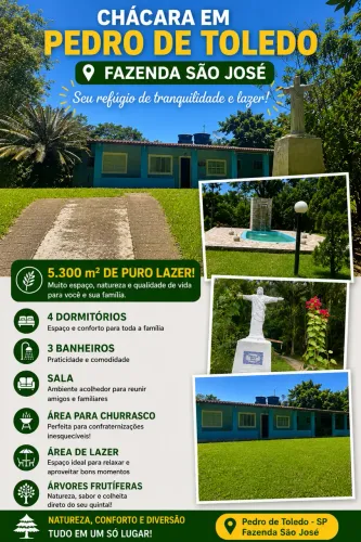 Chácara em Pedro de Toledo