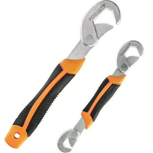 CHAVE AJUSTÁVEL 8 A 32 MM UNIVERSAL C/ 2 PEÇAS - ROBUST
