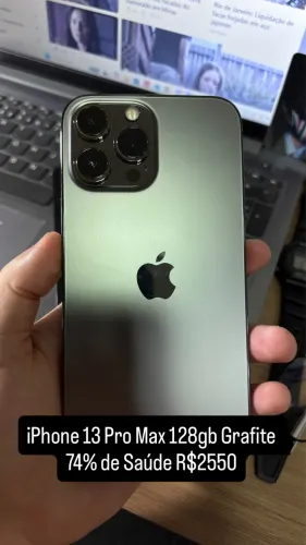iPhone 13 Pro Max 128gb Grafite