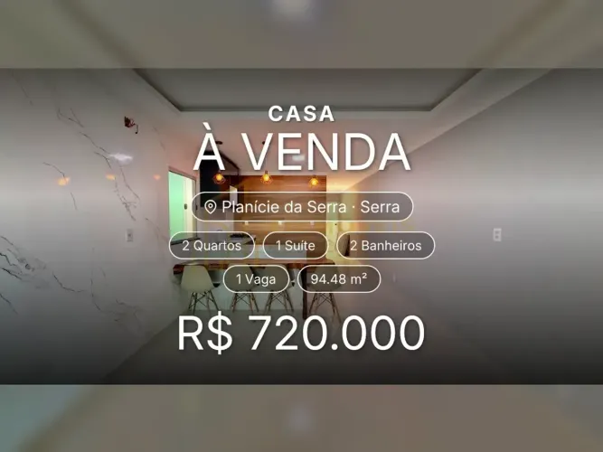 Casa Moderna em Planície da Serra: Ideal para Morar ou Investir!