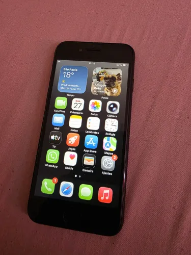 iPhone SE2020 tela nova, bateria nova, biometria OFF