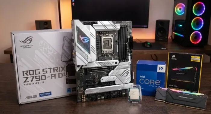 i9 13900k + 64gb ddr4 3600mhz + z790 rog strix-a