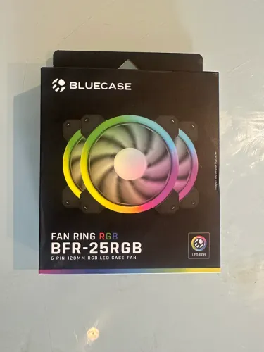 Kit 6 Fans Bluecase BFR-25R RGB + Controladora