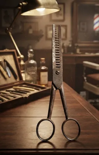 Tesoura vintage antiguidade 