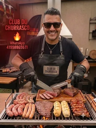 Churrasqueiro a domicílio em sua residência ou empresa R$150.00 *)