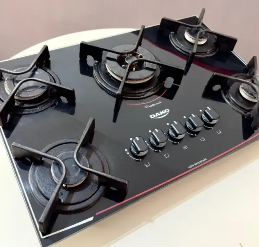 Cooktop Dako 5 Bocas Supreme Preto