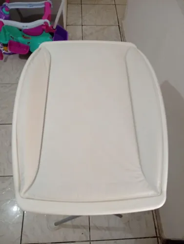 Banheira com Suporte e Trocador Burigotto Tchibum Branca - Impecável