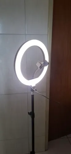 Ringlinght Led Luz Flash Estudio Profissional com tripé 2.10m