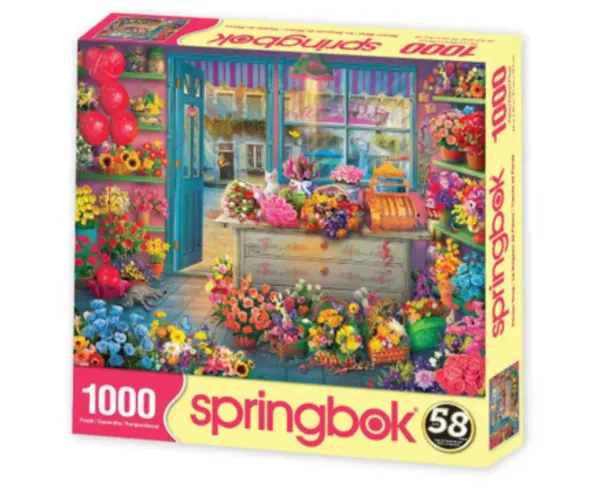 Quebra cabeça Puzzle Springbok Flower Shop completo