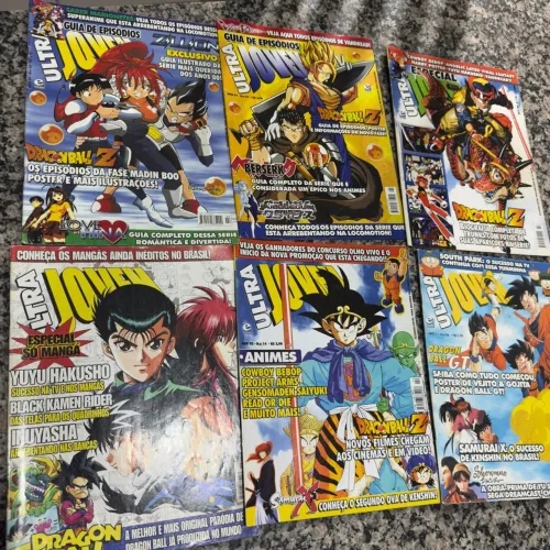 Revistas ultra jovem com pôsteres