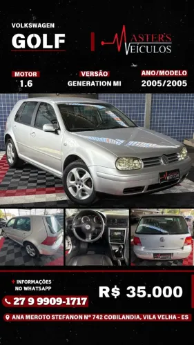 Volkswagen Golf 1.6 MI/ 1.6 MI Gener./black & Silver 2005