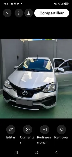 Toyota Etios X 1.3 Flex 16V 5P Aut. 2020