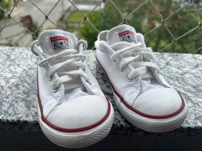 All Star Converse tam 24 Branco
