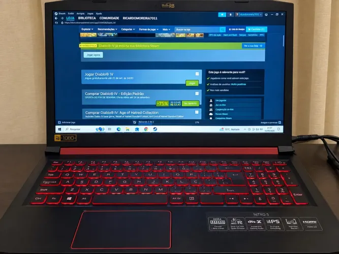 Notebook Acre nitro 5