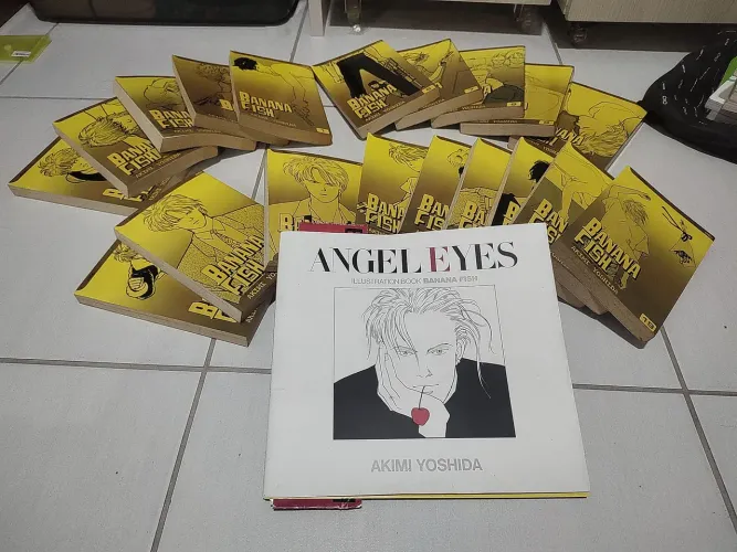 Banana Fish Edição Inglesa Vol 1 a 19(Completa) + Artbook Banana fish - Akemi Yoshida 