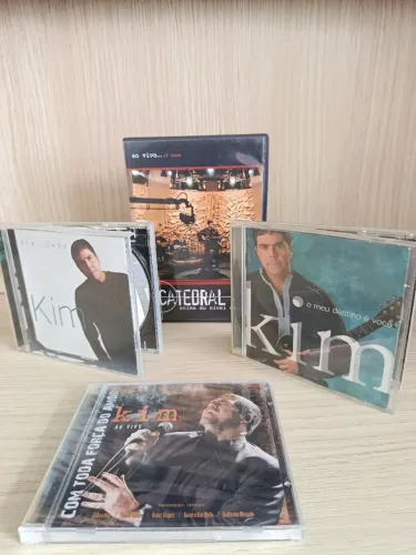 Catedral e Kim - lote de 3 cds + 1 dvd 