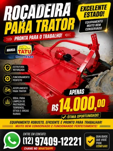 Roçadeira para trator