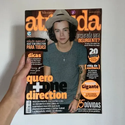Revista Atrevida Capa Harry Styles One Direction